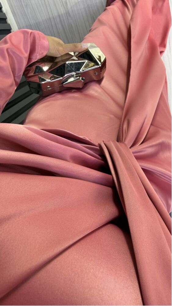 Drape Detaylı Abiye - 6