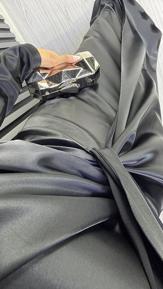 Drape Detaylı Abiye - 3