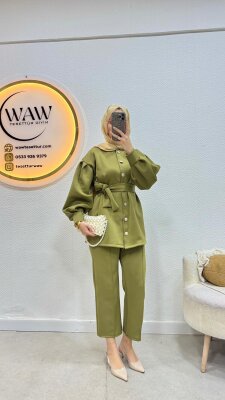 1 AL 1 BEDAVA - Düğmeli Takım - Waw Tesettür