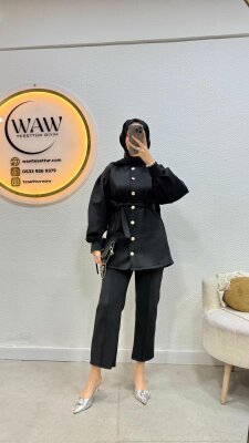 Düğmeli takım - Waw Tesettür