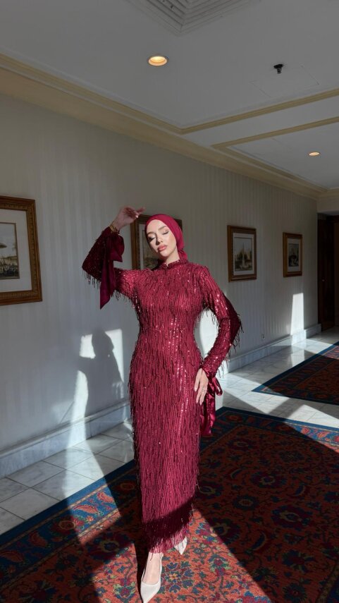 1 AL 1 BEDAVA - Düşes Elbise - 2