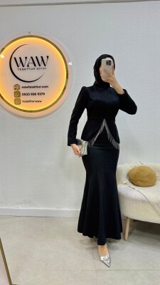 1 AL 1 BEDAVA - Ela Elbise - Waw Tesettür