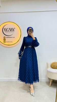 1 AL 1 BEDAVA - Elit Abiye Elbise - Waw Tesettür