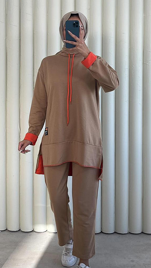 Eşofman Takımı - Şal Hediyeli - Waw Tesettür