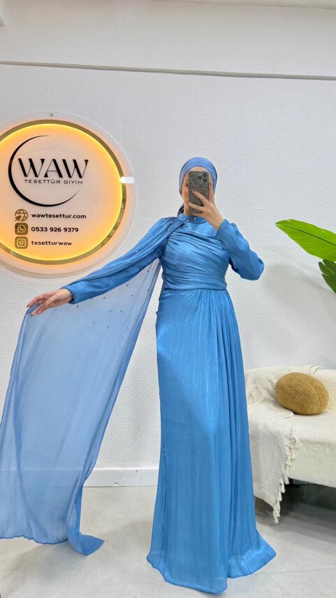 Estelle Abiye - Özel Renk - Waw Tesettür