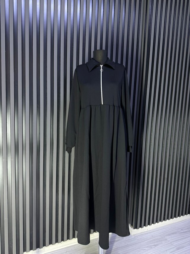 Fermuarlı Elbise - 1