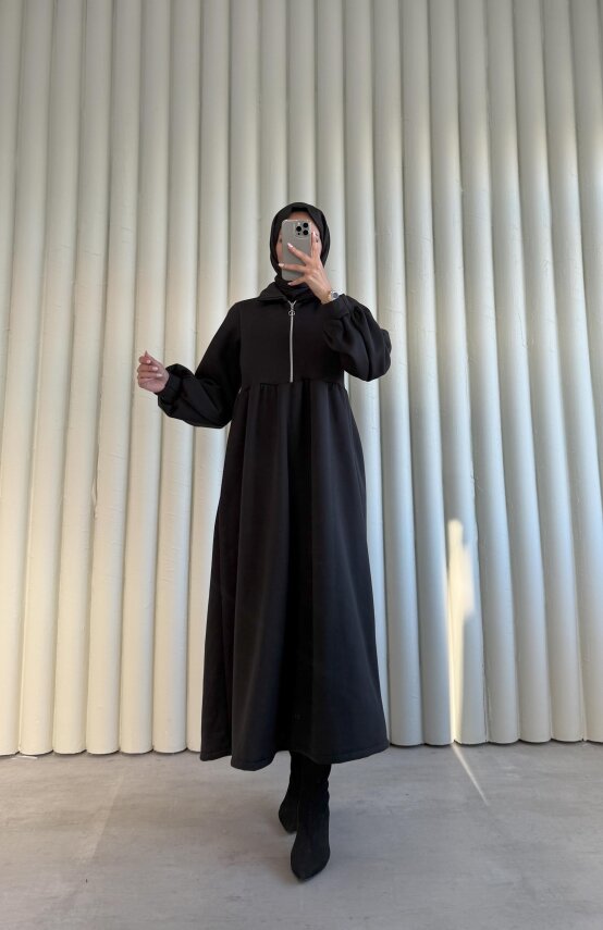 Fermuarlı Elbise - 3