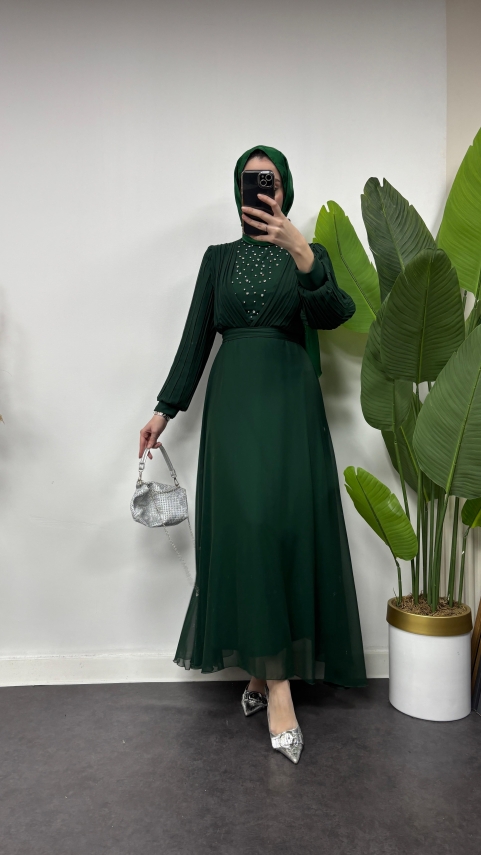 Fırsat Ürünü - Almila Elbise - Yırtık - 1