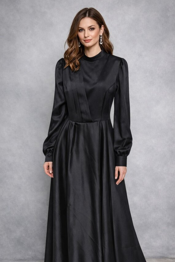 Fırsat Ürünü - Aylin Elbise - Dikiş Hatası / Etek Boy Farkı / Kemersiz - 1