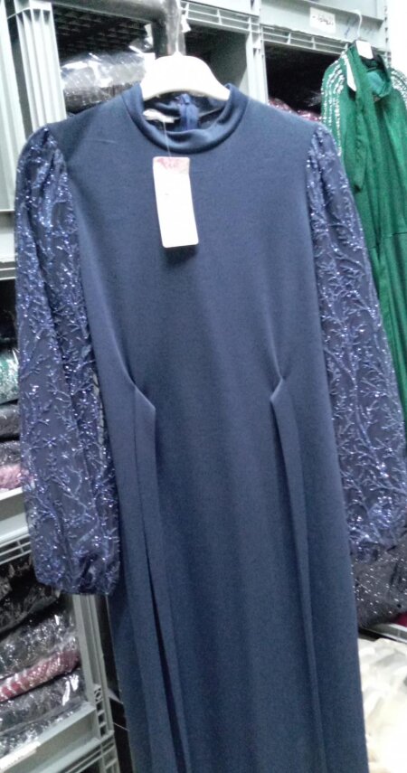 Fırsat Ürünü - Cemre Elbise - Kol Desen Farkı - 3