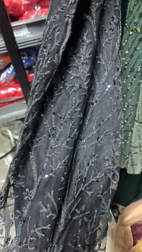 Fırsat Ürünü - Cemre Elbise - Kol Desen Farkı - İp Çekme - 2