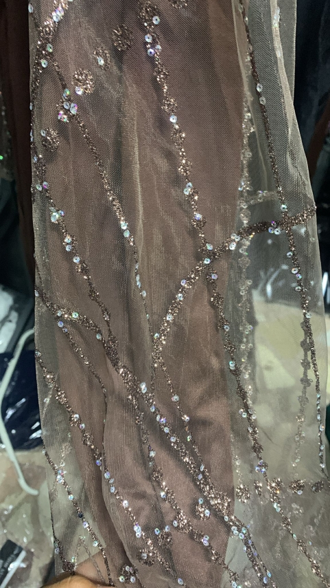 Fırsat Ürünü - Cemre Elbise - Kol Desen Farkı - İp Çekme - 9