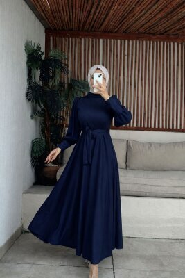 Fırsat Ürünü - Dilek Elbise - Kemersiz - Waw Tesettür