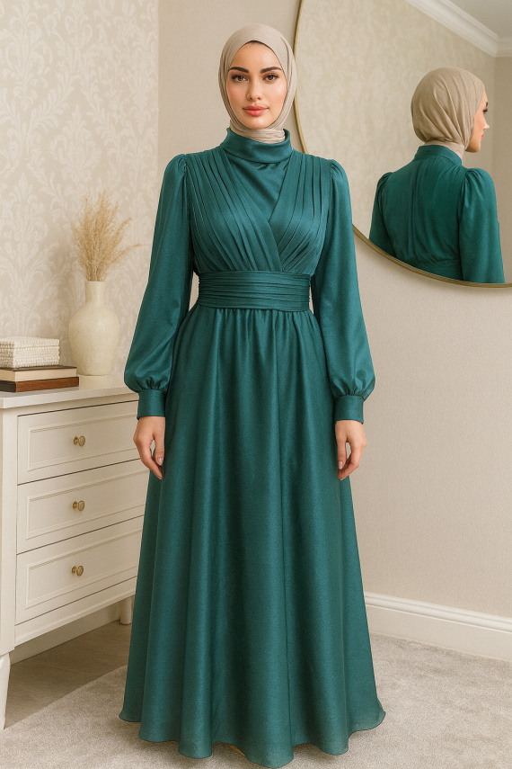 Fırsat Ürünü - Dora Elbise - Lekeli - 1