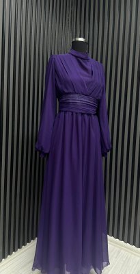 Fırsat Ürünü - Dora Elbise - Lekeli - Waw Tesettür