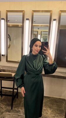 Fırsat Ürünü - Elisa Elbise - Lekeli - 3