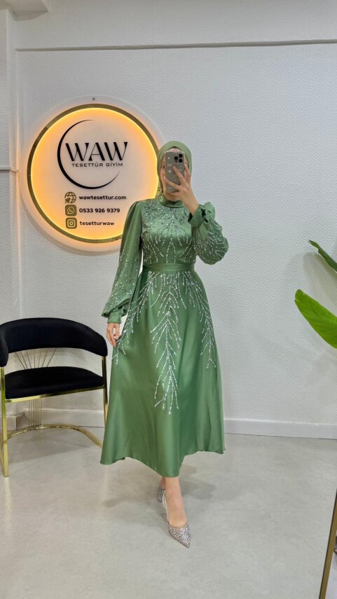 Fırsat Ürünü - Ezra Elbise - Kemersiz - 1