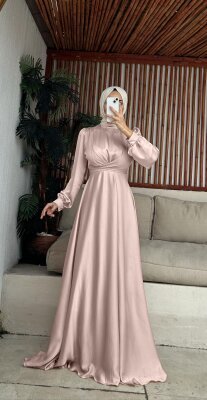 Fırsat Ürünü - Karolina Elbise - İp Çekme - Waw Tesettür