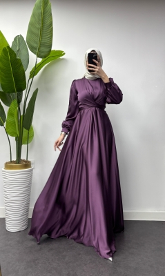 Fırsat Ürünü - Karolina Elbise - Lekeli / Etek Boy Farkı - 6