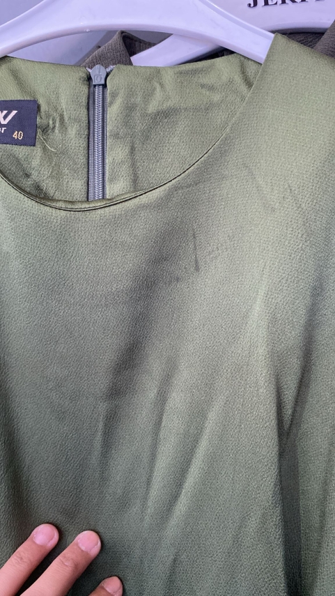 Fırsat Ürünü - Karolina Elbise - Lekeli / Etek Boy Farkı - 11