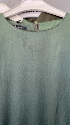 Fırsat Ürünü - Karolina Elbise - Lekeli / Etek Boy Farkı - 11