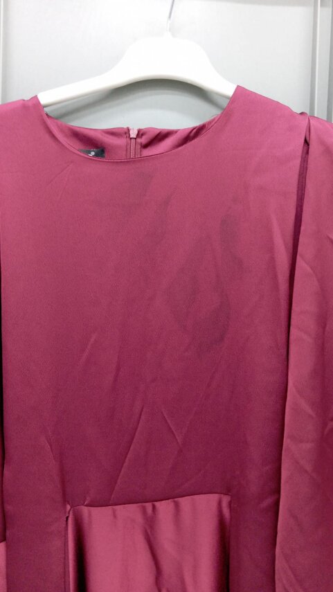 Fırsat Ürünü - Karolina Elbise - Lekeli / Etek Boy Farkı - 25