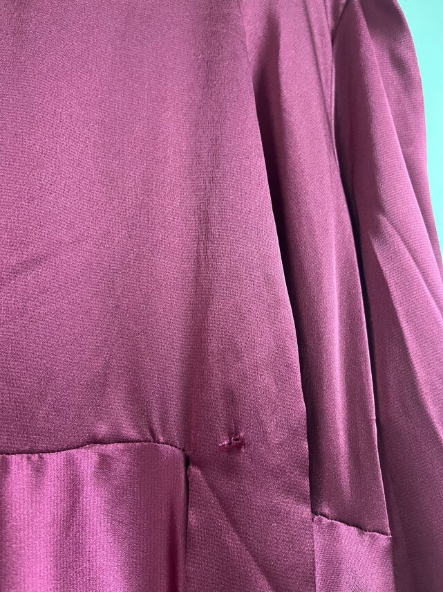 Fırsat Ürünü - Karolina Elbise - Yırtık / Etek Boy Farkı - 3