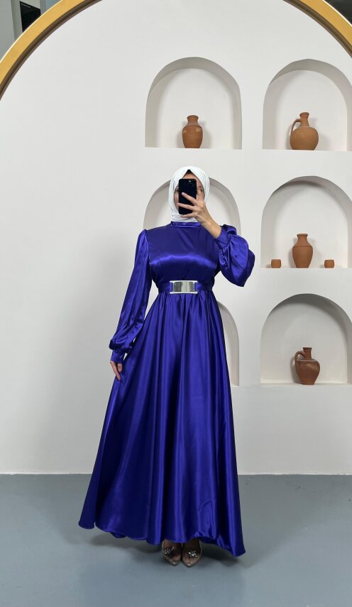 Fırsat Ürünü - Kübra Elbise - İp Çekme - 1