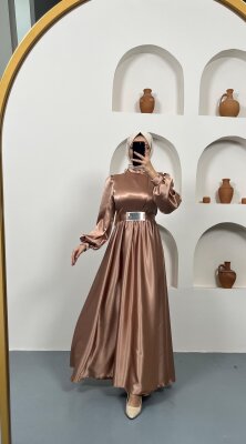 Fırsat Ürünü - Kübra Elbise - İp Çekme - 5