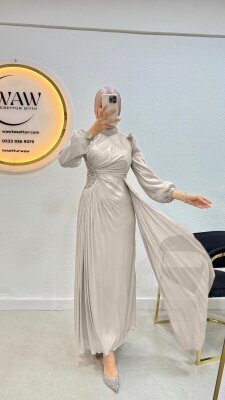 Fırsat Ürünü - Lizya Abiye - Sorunsuz - Waw Tesettür