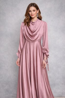 Fırsat Ürünü - Masal Elbise - İp Çekme - Waw Tesettür