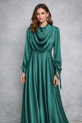 Fırsat Ürünü - Masal Elbise - Kemersiz - Waw Tesettür