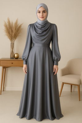 FIRSAT ÜRÜNÜ - Masal Elbise - Lekeli - Waw Tesettür