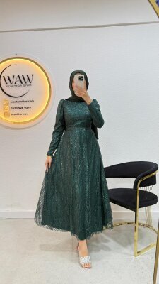 Fırsat Ürünü - Meyra Abiye - Kemersiz - Waw Tesettür