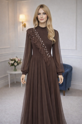 Fırsat Ürünü - Minel Elbise - Delik - Waw Tesettür