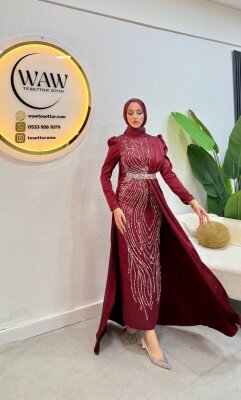 Fırsat Ürünü - Nazar Abiye - Kemersiz - Waw Tesettür