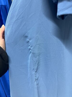 Fırsat Ürünü - Önü Çapraz Elbise - İp Çekme / Kemersiz - 4