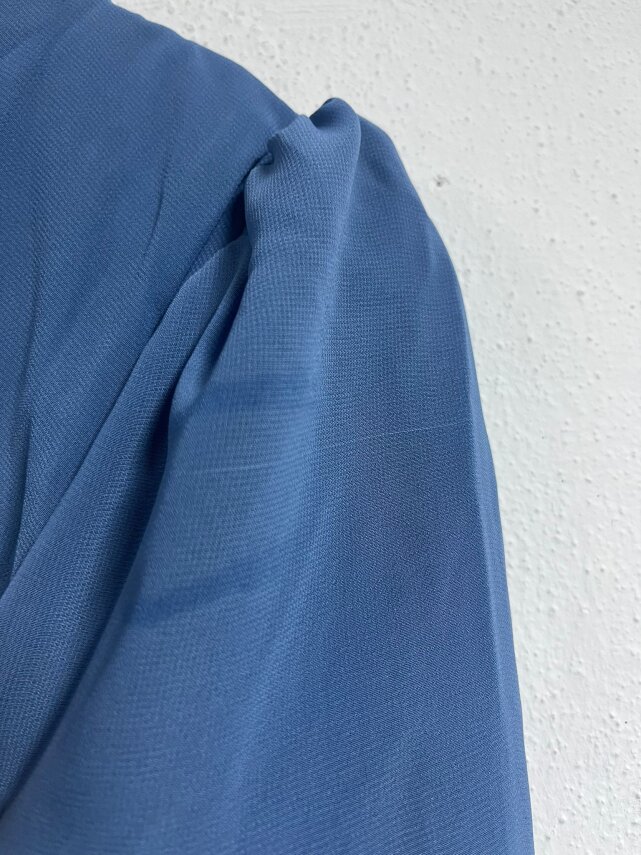 Fırsat Ürünü - Önü Çapraz Elbise - Lekeli / İp Çekme / Kemersiz - Kopya - 2