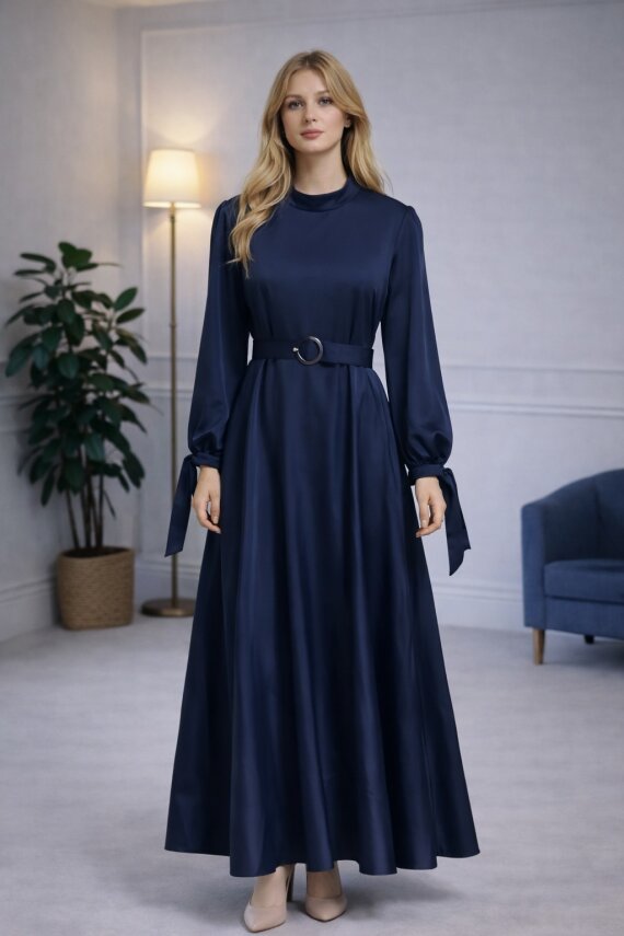 Fırsat Ürünü - Peyker Abiye - İp Çekme / Etek Boy Farkı - 1