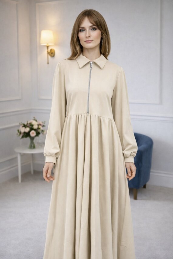 Fırsat Ürünü - Serra Elbise - Lekeli - 1