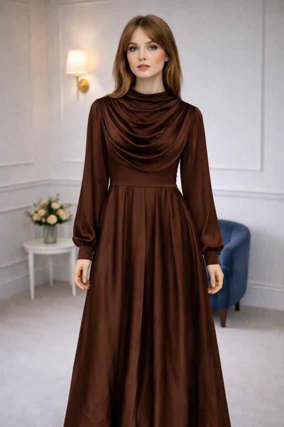 Fırsat Ürünü - Sevgi Elbise - Lekeli / Etek Boy Farkı - 1