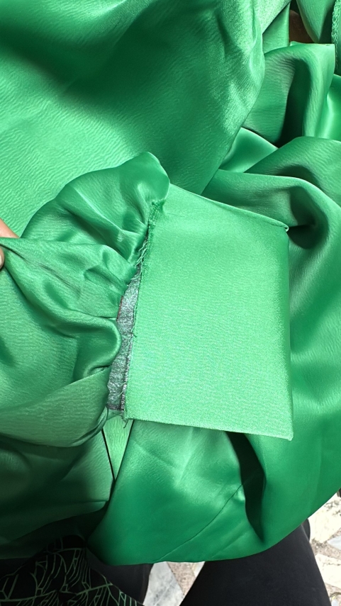 Fırsat Ürünü - Talya Elbise -İp Çekme/Kolu Sökük - 3