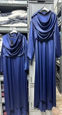 Fırsat Ürünü - Taşlı Elisa Elbise - Lekeli /İp Çekme - 2