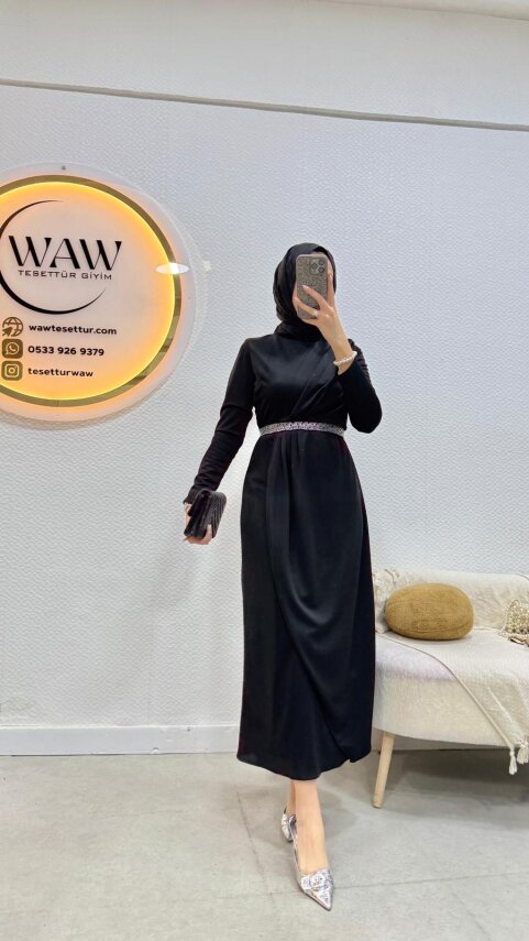 Fırsat Ürünü - Tina Elbise - Kemersiz - 2