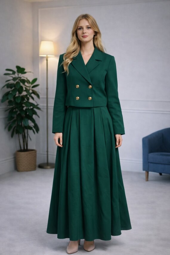 Fırsat Ürünü - Tuana Elbise - Lekeli - 3