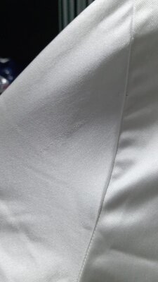 Fırsat Ürünü - Yakası Taşlı Saten Elbise - İp Çekme / Kemersiz - 2