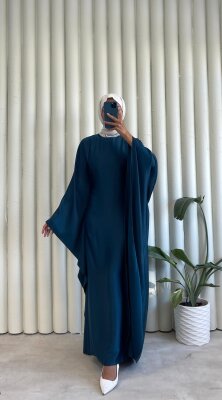 Fırsat Ürünü - Yarasa Elbise - Deforme - Waw Tesettür