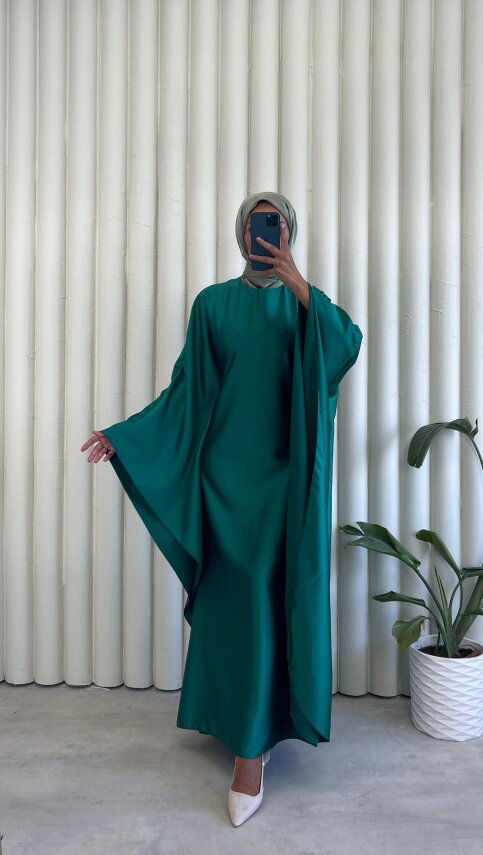 Fırsat Ürünü - Yarasa Elbise - Lekeli - 1