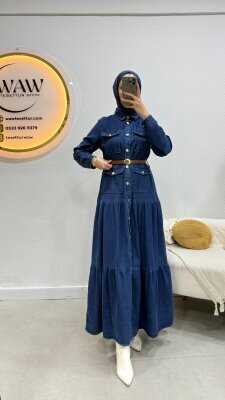 1 AL 1 BEDAVA - Füsun Elbise - Waw Tesettür