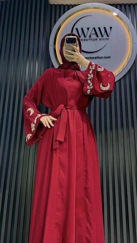 Gece Abaya Takım - 6